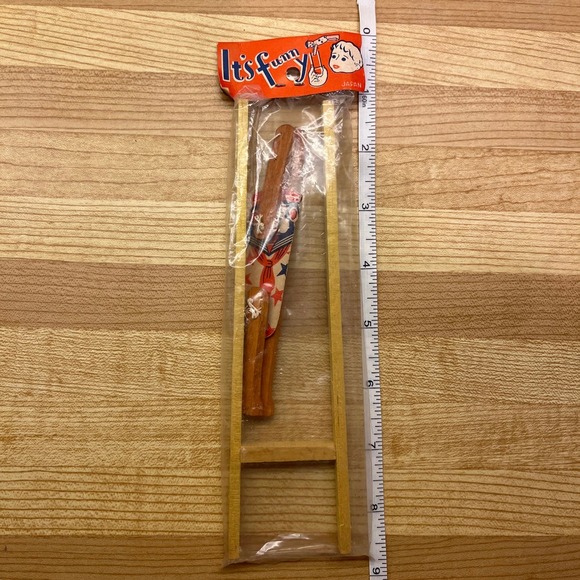 Vintage Japanese Wooden Toy Navy Seal Acrobat On String New In Package - Picture 3 of 5